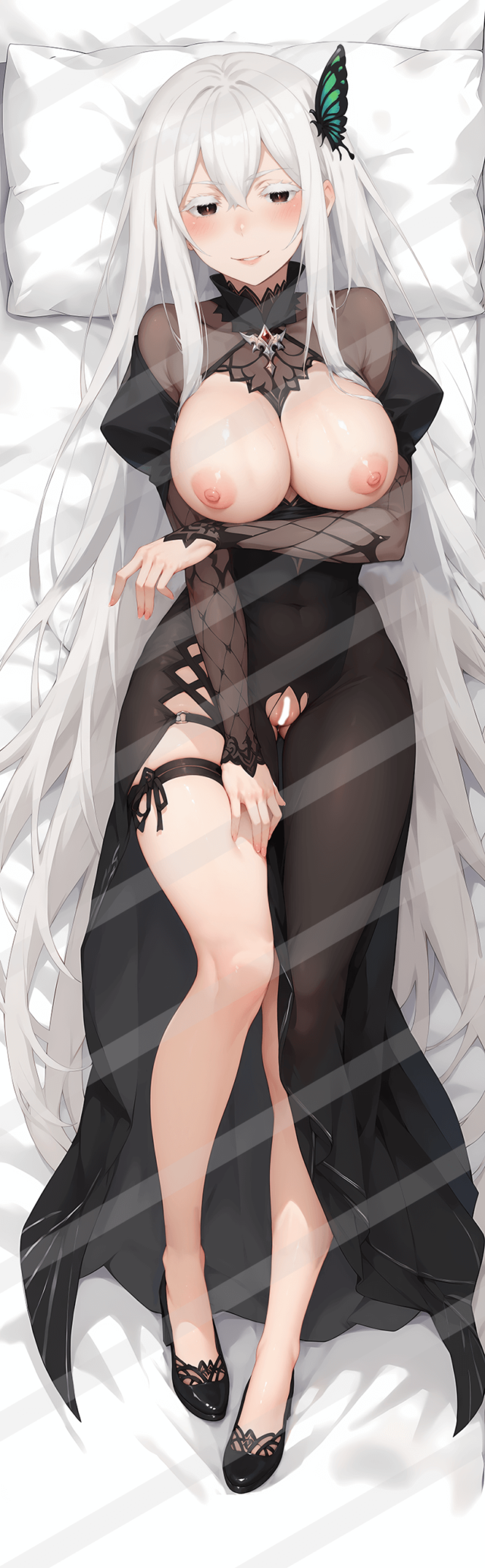 Echidna JK ver ReZero anime dakimakura pillow cover.png