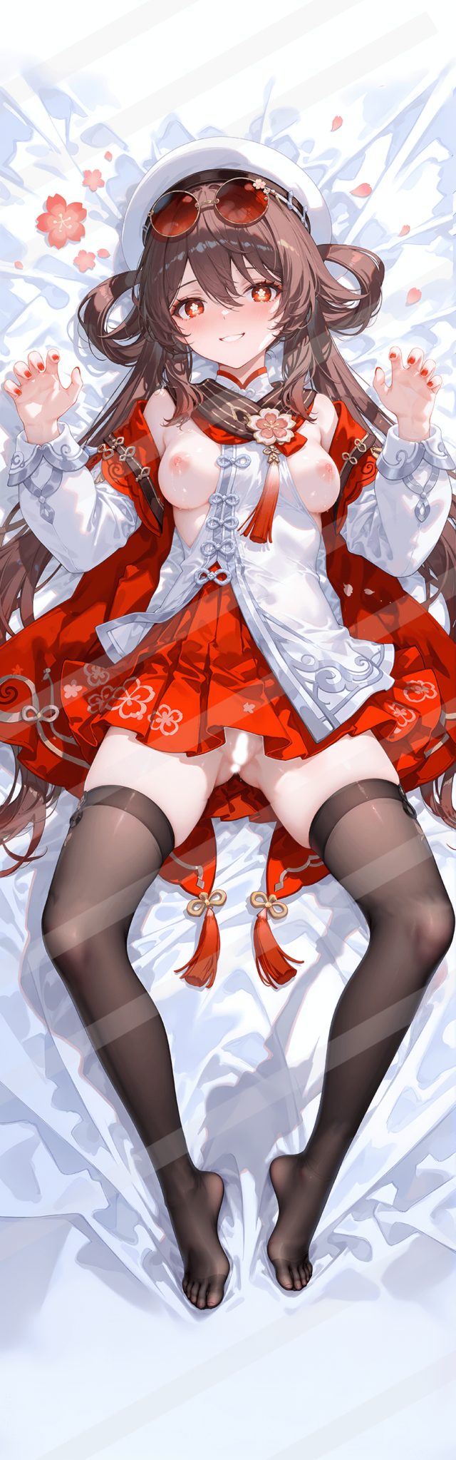 Genshin Hutao Sparkle Anime Dakimakura Pillow Cover